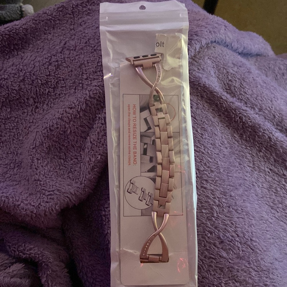 Rose Gold Apple Watch Band